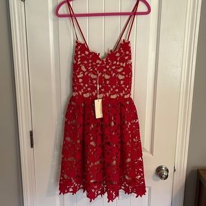 Two Sisters the Label Red Mini Dress